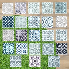 Faux Tile Stencil - Lovestencil  + Grout Bathroom/Kitchen/Garden