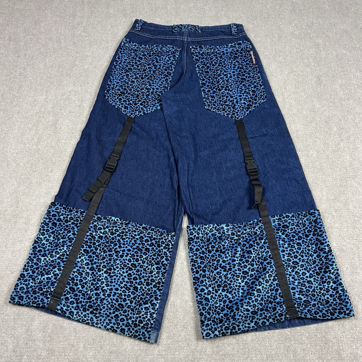 Vintage 90s Y2K Sinnamon Denim Jeans Womens 16 Leopard Raver Vintage 90s Y2K Sinnamon Denim Jeans Womens 16 Leopard Raver