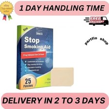 Smoking Aid Stop Smoking Patches Step 1 Step 2 Step 3 Nicotine 25 Patches - USA