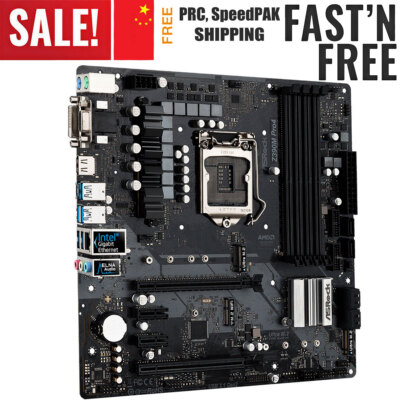 【新品】ASRock Z390M Pro4 マザーボード ASRock Z390M Pro4 Motherboard LGA 1151 4*DDR4 RAM VGA DVI