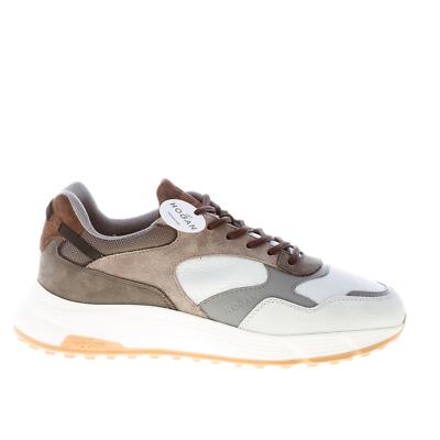 HOGAN men shoes Hyperlight sneaker grey and ice multimaterial HXM5630DM90264819N