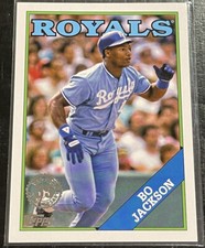 2023 Topps Bo Jackson Serial Number 84/88 RARE 35th Anniversary T88-51 Royals