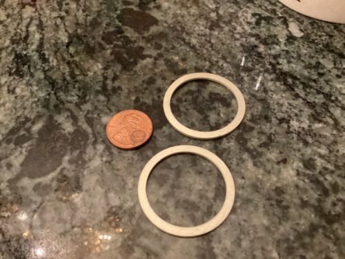 2 arvin meritor PTI technologies aluminum washer spacer 1 3/8 x 1 1/8 x 0.05 - Picture 3 of 3