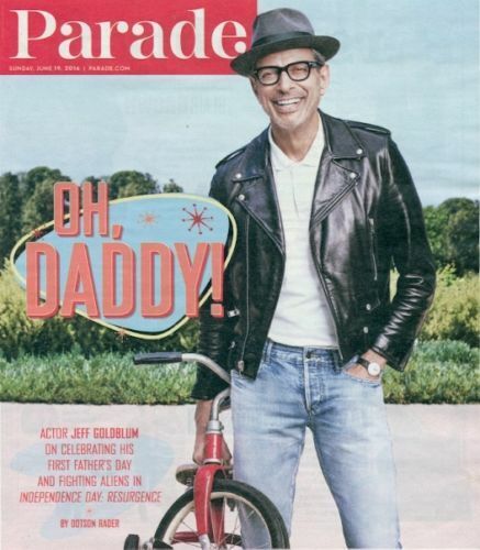 PARADE - JEFF GOLDBLUM COVER - INDEPENDENCE DAY RESURGENCE - Picture 1 of 1
