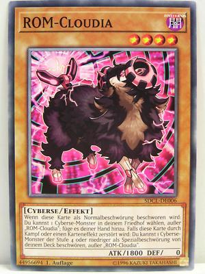 Yu-Gi-Oh - 1x #006 ROM-Cloudia - SDCL - Structure Deck Cyberse Link