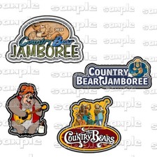 Disney Country Bear 4 pc sslb Premade Scrapbook Page Paper Piece die cut