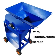 10&20mm Screen Soil Crusher Organic Fertilizer Crusher for Breeding Farm Garden