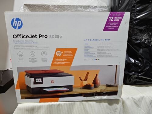 Brand NEW HP OfficeJet Pro 8035e Color Thermal Inkjet All-In-One Printer RED - Picture 6 of 6