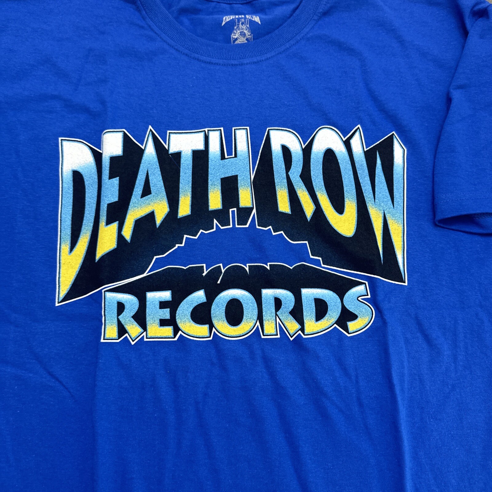 FILA T shirt uomo Death Row Records grande stampa grafica core cotone hip hop