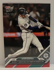 2024 Topps Now #136 Mitch Garver Seattle Mariners RED Parallel 02/10