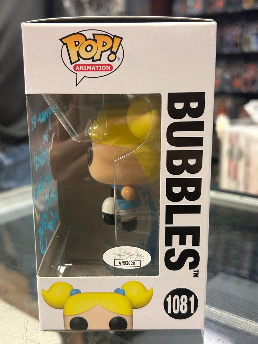 Bubbles signed by Tara Strong ( Funko Pop, Powerpuff girls