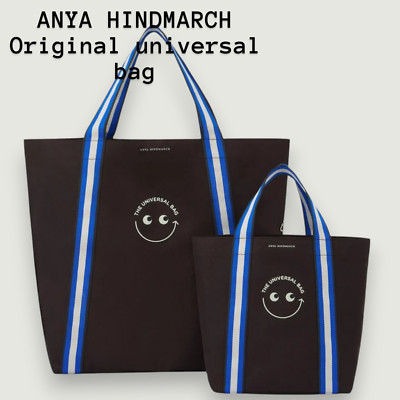 ANYA HINDMARCH Original shopping universal bag Brown Blue Regular