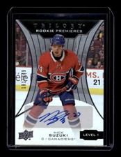 2019-20 Upper Deck Trilogy Silver #79 Nick Suzuki Auto /249 - EXACT SCAN
