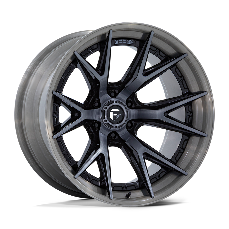 22 Inch Black Wheels Rims Fuel Catalyst 22x10 6x5.5 GMC Sierra