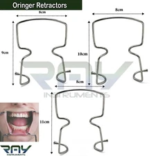 Surgical Oringer Self Retaining Lip & Cheek Retractor Dental Mouth Opener Wire