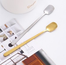 6 Pack 5.7" Stainless Steel Iced Teaspoons Long Handle Mixing Coffee Spoons