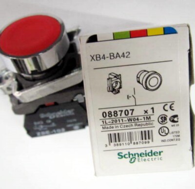 1PCS New XB4BA42 Schneider XB4-BA42 XB4BA42 Quality assurance  Fast Shipping