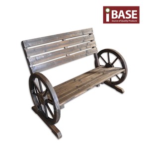 bench timber wooden outdoor garden patio park wheel chair