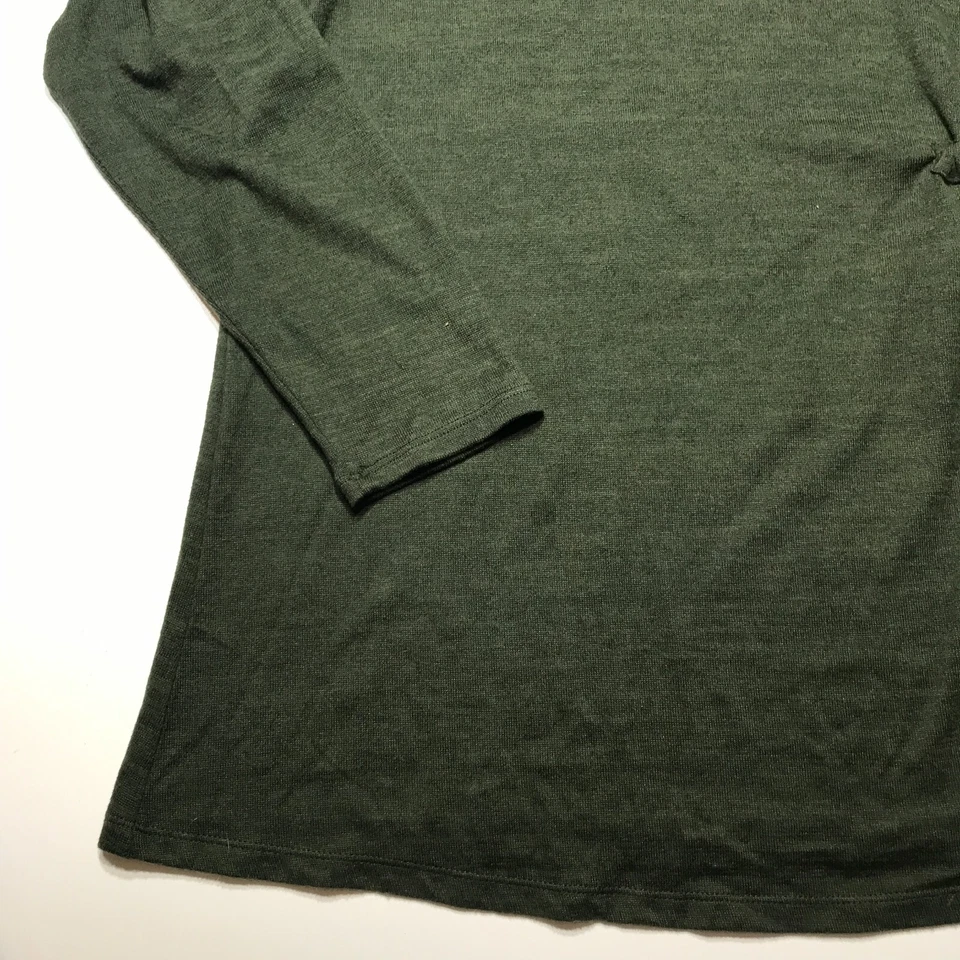 Motherhood Maternity Sweater Womens Size XL Green Super Soft Tunic Elastic Waist - Image 4 of 4