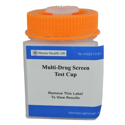 10 x Drogentestset mit Urinsammelbecher integriert 8 in 1 Heimarbeitstest