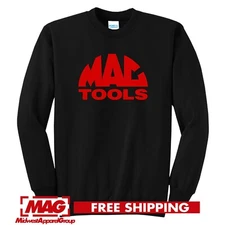 MAC TOOLS CREWNECK RED LOGO Mechanic Tool Auto Sweatshirt Garage Parts Car