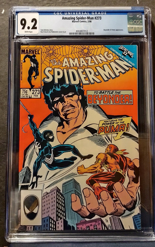 Amazing Spider-Man 273 CGC 9.2 NM- White Pages