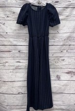 Zara Girls Puff Sleeve Wide Leg Jumpsuit Size 8