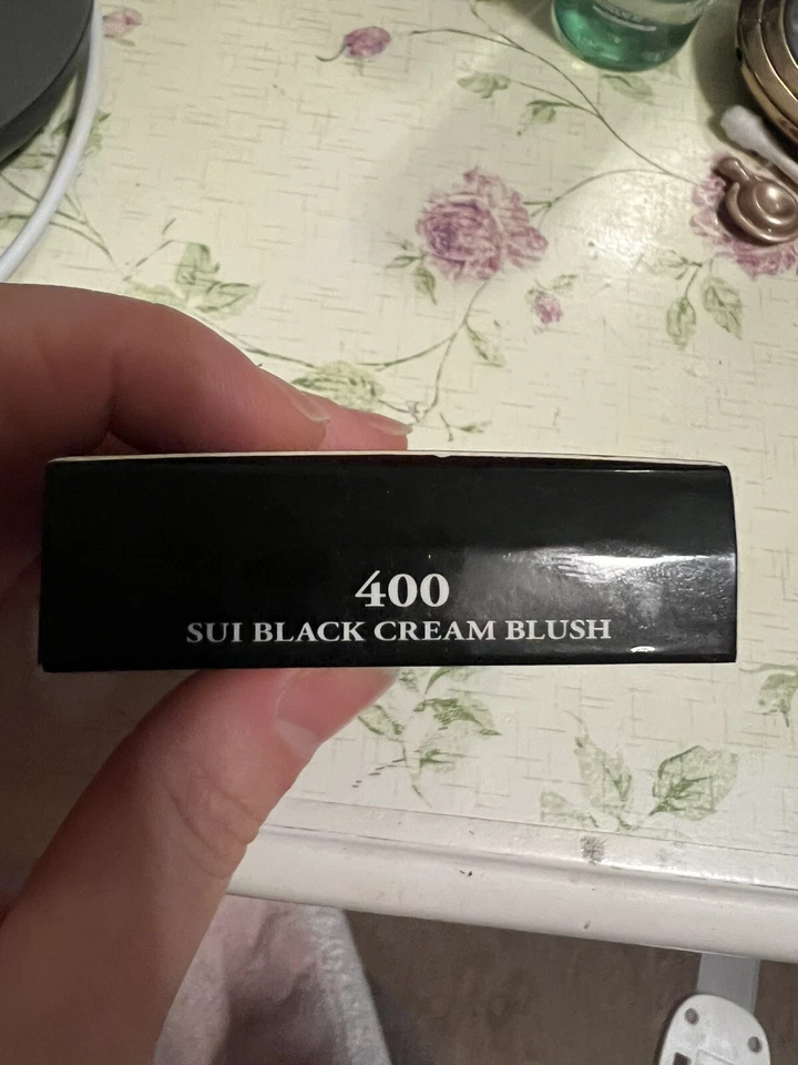 Anna Sui Black Cream Blush Magical Black to Blooming Rose Japão Experimente Uma Vez - Imagem 3 de 4