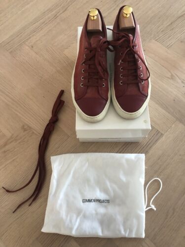 COMMON PROJECTS TOURNAMENT 43 Rot Canvas leder Achilles - Bild 6 von 6