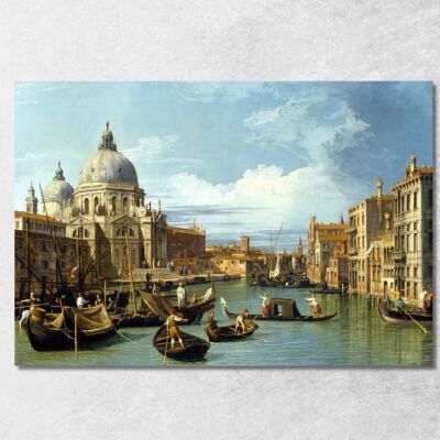 Der Eingang Zum Canale Grande In Venedig Canaletto, cnl45 drucken auf leinwand