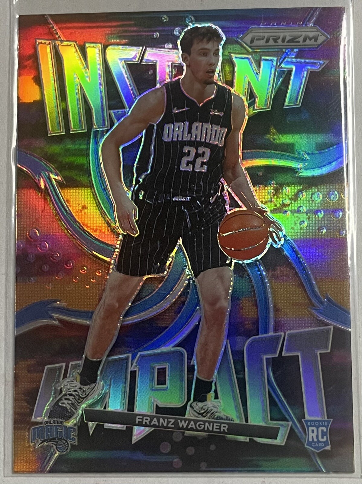 2021-22 Franz Wagner Prizm Instant Impact Silver Rookie No.13