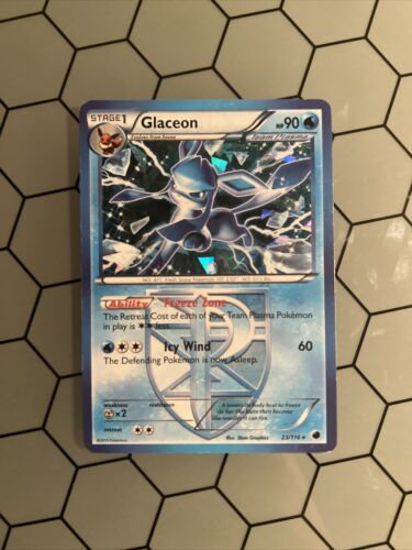 Pokémon TCG Glaceon Plasma Freeze 23/116 Exclusive Cracked Ice Holo - Afbeelding 1 van 2