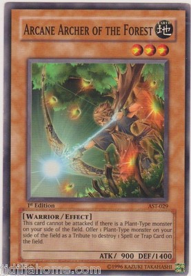 AST 029 1ST ED 3X ARCANE ARCHER OF THE FOREST COMMON CARDS