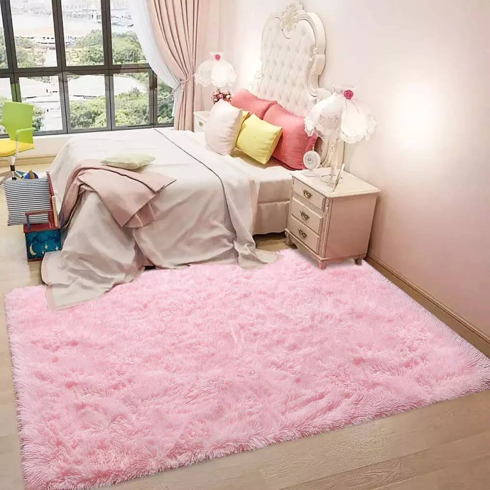 Pink rug sales baby room