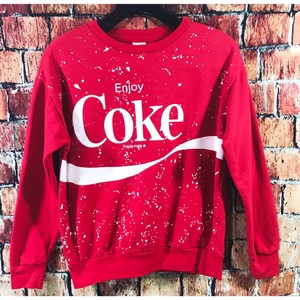 coca cola red sweatshirt