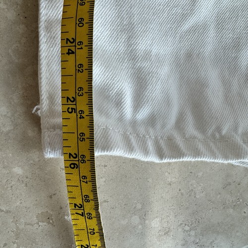 Jeans donna denim bianco Redial taglia US 4 vita alta gamba affusolata - Foto 13 di 15