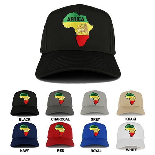 RGY Africa Map and Rasta Lion 