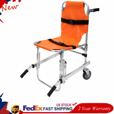 Stair Chair Medical Emergency Evacuation Lifting Climbing Wheelchair 2 wheel
