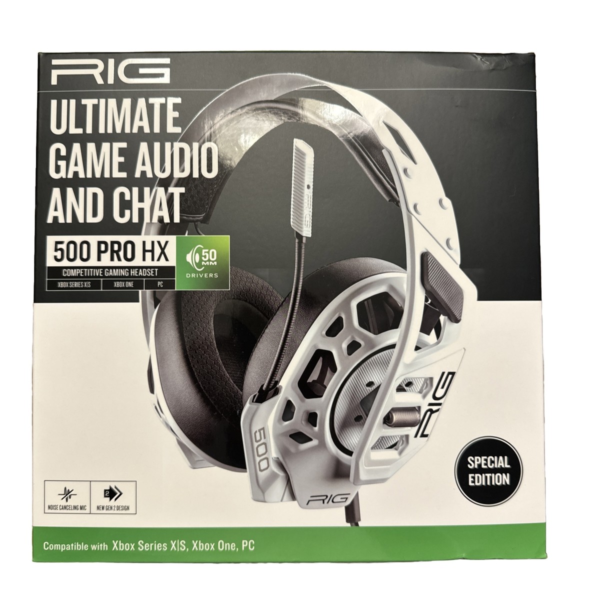 RIG 500 Pro HX Ultimate Wired Gaming Headset Special Edition White