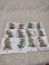 Grinch Christmas Ornament Pack Of 12 Bundle 7