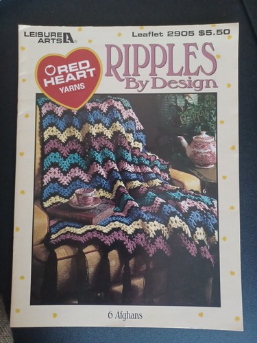 Crochet Pattern - Spring Ripples By Design PATTERN Leaflet Leisure Arts