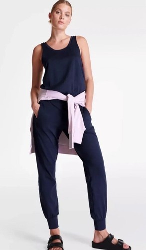 Sweaty Betty Gary Jumpsuit Black Women’s New Size Large