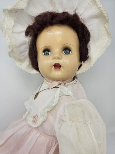 Bambola grande bambino vintage antica composizione e tessuto ginocchia piegate IN PERFETTE CONDIZIONI! 24" - Foto 5 di 24
