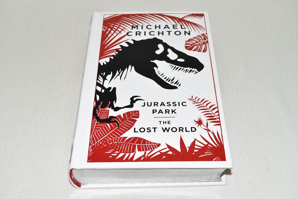 JURASSIC PARK & LOST WORLD 2-1 Michael Crichton LEATHER Easton