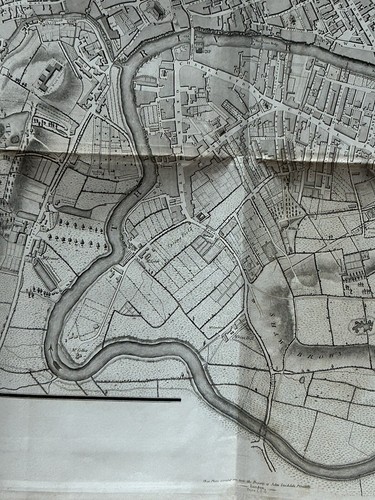 1793 Plan Manchester & Salford Large Folding Map by Charles Laurent 106 cm x 91 - Picture 9 of 17