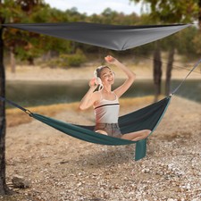 Camping Hammock with Mosquito Net Tent & Rain Fly Tarp for Backpacking & Travel