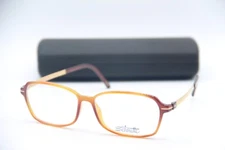 NEW SILHOUETTE SPX 1579 75 6020 HORN GOLD AUTHENTIC FRAMES EYEGLASSES 53-13