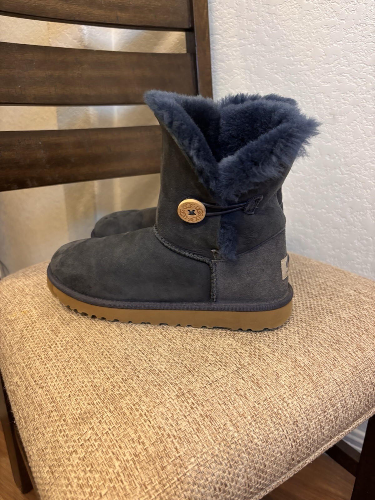 UGG Australia Bailey Button Shearling Mid-Calf Bo… - image 3