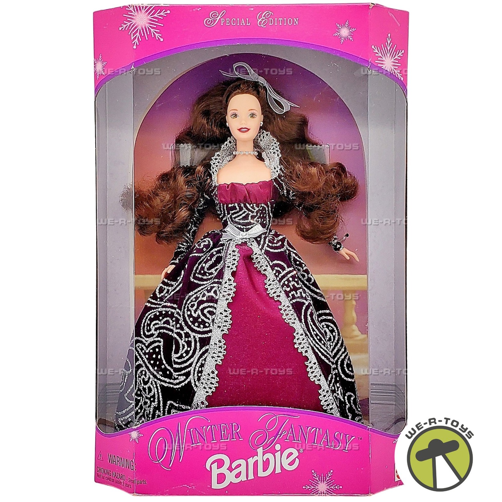 Winter Fantasy Barbie Doll Brunette Special Edition 1996 Mattel 17666