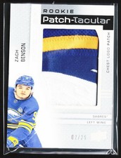 2023-24 UD PREMIER ZACH BENSON ROOKIE PATCH-TACULAR 02/25 #RPT-ZB